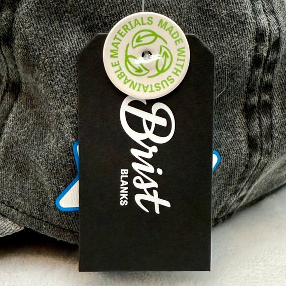 Brist Blanks Sonic Ventura California Adjustable Skater Cap Hat Charcoal Gray - Picture 9 of 10